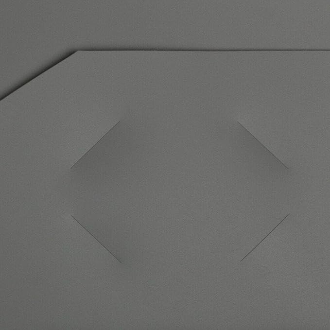 JAM PAPER Heavy Duty Plastic 2 Pocket Extra Tough School Folders - Grey - 3/Pack