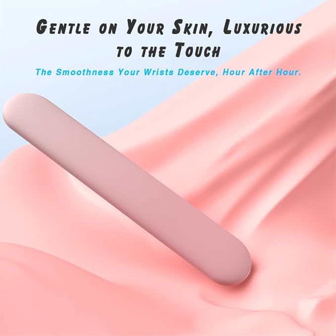 ErgoComfort Gel Wrist Rest Mouse Pad-Ergonomic Office Mousepad with Wrist Support-Non-Slip, Design Desk Accessories Mat for Home&Game Decor (09LavenderHaze Set)