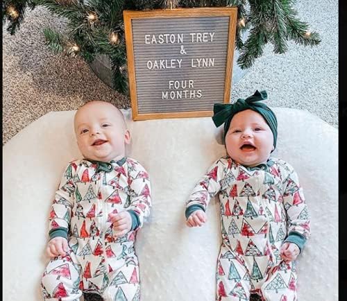 Felt Like Sharing Large Letter Board (Gray Felt - 12”x16”) – Changeable Message Board with 3 Sets of Felt Board Letters – Statement Wall Sign for Quotes, Home or Holiday Decor In Oak Frame