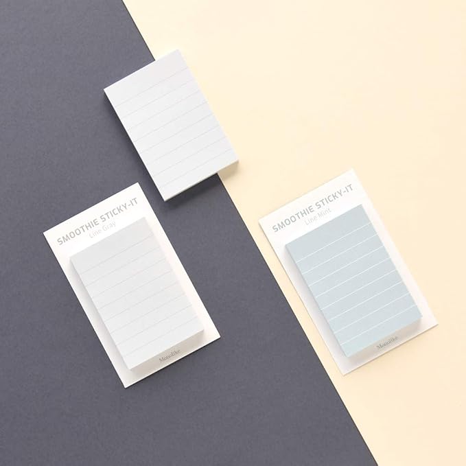 Monolike Smoothie Line Sticky-it - 5p Set Self-Adhesive Memo Pad 50 Sheets