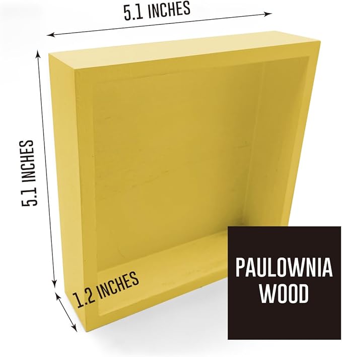 HTBIG Inspirational Team Noun Office Decor Desk Decor Wooden Box Sign, Rustic Black Wood Plaque Box Sign for Home Office Desk Shelf Table Decoration Coworker Gift Team Sign, Yellow