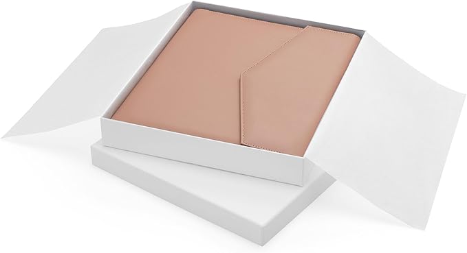 FOREVERMORE PORTFOLIOS Padfolio Binder Organizer for Women | Faux Leather Portfolio Folder for Resume, Documents, Notebook, Tablet and Business Cards | Notepad Included - Pink