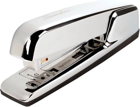 Swingline Stapler, 30 Sheet Capacity, 747 Business Stapler, Jam Free, Metal, Silver Chrome (74720)