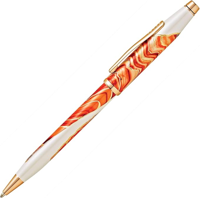 Cross Wanderlust Refillable Ballpoint Pen Presented in a Luxury Gift Box - Medium Point, Black Ink,