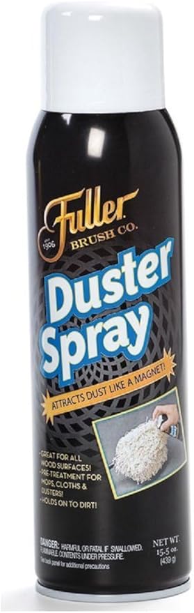 Fuller Brush Duster Spray – 15.5 oz Multi Surface Dust Removing Sprayer - Safe Household Cleaning for Floors, Furniture, Blinds & Car Interiors - 6 Pack