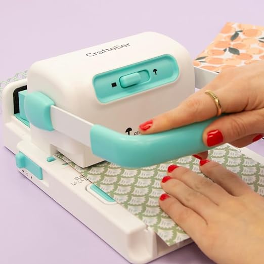 Craftelier - Spiral Binding Machine | Binder Machine for Book Binding | Compatible with 2:1 Spiral Coils and Classic Rings up to 1" | Compact Coil & Wire Book Binder Tool for Paper, Notebooks