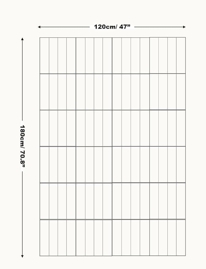 Large Cork Board Alternative - 24-Pack Felt Wall Tiles with Safe Removable Adhesive Tabs, Cork Wall Tiles Bulletin Board Home Office Essentials - Black