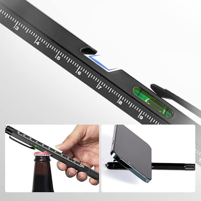 Dad Gifts for Fathers Day, 2PCS Multitool Pen, Stocking Stuffers for Mens Gifts for Him Husband, Father's Day for dad, Birthday for Men, Tools Cool Gadgets,Office Gift