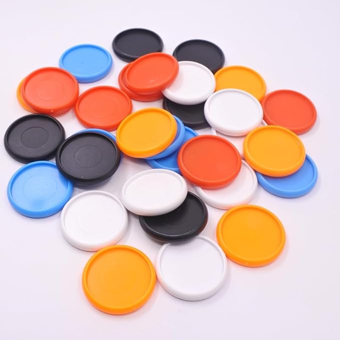 100pcs Discbound Notebook Discs DIY Planner Accessories fits for Tul,Levenger,Arc,Happy Planner,Talia(Solid Mixed,0.94inch/24mm)