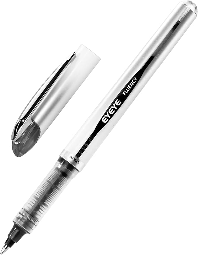 EYEYE Rollerball Pens Medium Point, 3 Assorted Colors 0.7mm Liquid Ink Roller Ball Pen Quick Dry, Ink Pen Fine Point Smooth Writing Pens for Journaling, Note Taking, Office, School Supplies