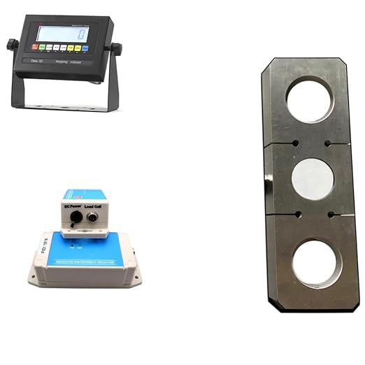 Liberty LS-927-W Wireless Tension Link Scale, Industrial Hanging Electronic Crane Scale, Heavy-Duty Weigh Load Cell | 250,000 lb x 100 lb LCD