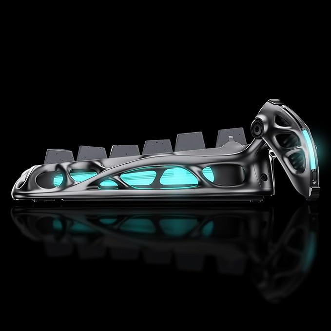 GravaStar Mercury K1 Pro Wireless Gaming Keyboard, Aluminum Alloy, 75% Layout Custom Keyboard, Designed for Durability & Unique Aesthetic (Gray)