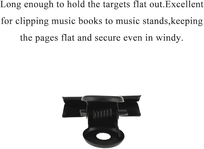 HAHIYO 1.25inch Black Bulldog Clips Metal File Hinge Binder Clips Clamps Save Space Strong Spring Jaws Rock Solid Grip Book Lay Flat Deburred Edge for Hang Photos Wall Grid Dog Food 20PCS