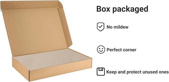 25 Pcs Book Board, Binder Board, Cover Board, Heavy Duty Chipboard for Book Binding, DIY Cardboard (Gray, 10 x 12.5 Inch 100PT)