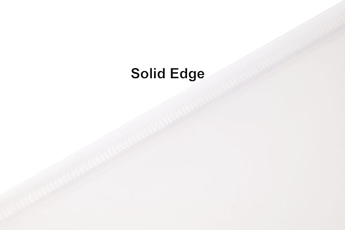 8.5 x 11 Vertical Clear Letter Sized Plastic Envelopes Document File Storage Holder 20 Pack Hook Loop Closure