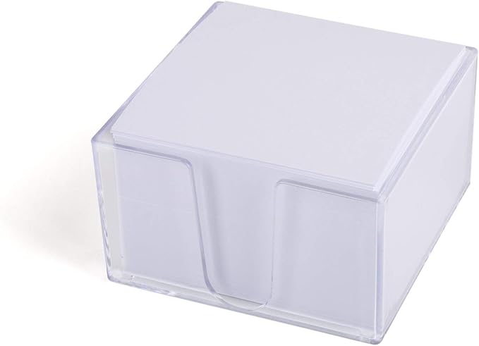 Mintra Office Memo Pads (1pk, Memo Cube - White)