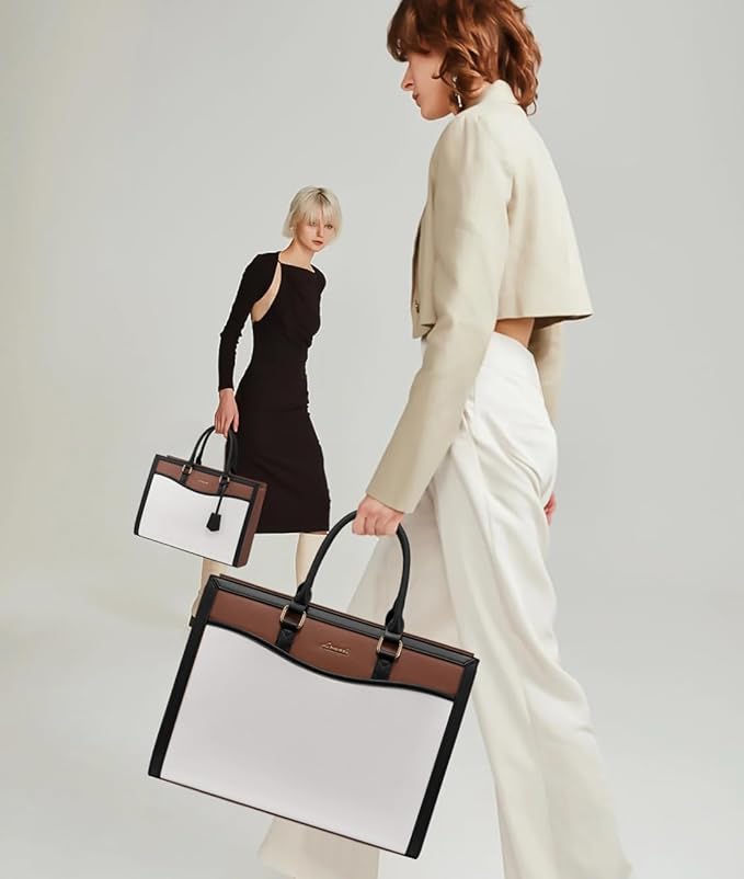 LOVEVOOK Laptop Tote Bag for Women, Office Work Bag Briefcase fit for 15.6 inch Laptop, Large Capacity Teacher Bag Handbag