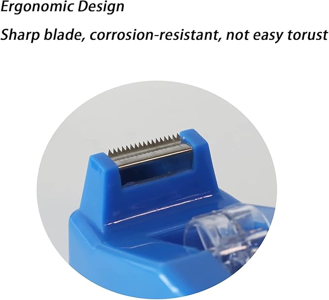 Desktop Tape Dispenser Cute Light Office Tape Dispensers, Nano Pads Fix Base, Green