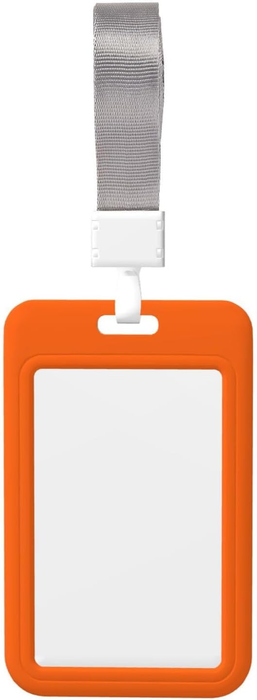 Custom Id Badge Holder Customizable Personalized Id Card with Photo Logo for Employee Work Office Staff Name Tag