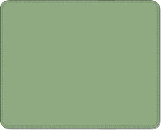 Auhoahsil Green Mouse Pad, 12 x 10 Inch Square Mousepad, 3mm Thick Rubber Mouse Mat with Pretty Design, Premium-Textured Non-Slip for Gaming Work Office Wireless Mouse Men Women