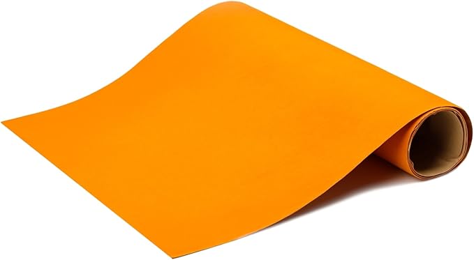 2PCS Self Adhesive Felt Sheets, DIY Felt Adhesive Sheet for Art & Crafts, Peel and Stick Felt for Drawer/Jewelry Box Felt Liner, Solid Color Felt Wallpaper (14.6" x 39.4", Yellow)