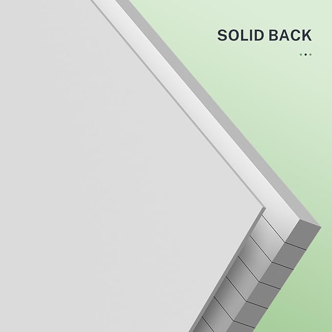 2-Pack Professional Legal Pads 8.5x11 Inches, Wide Ruled White Paper Perforated - 50 Sheets per Pad, Durable for Office, School & Legal Use