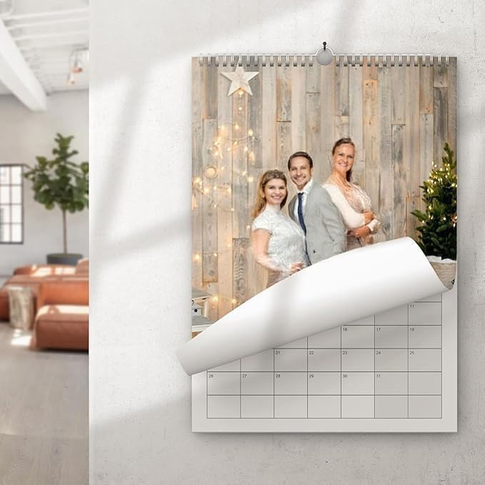 Custom Photo Wall Calendar 2026 - Personalize Your Home & Office with 13 Memories - Design Your Own 2026 Calendar - Custom Christmas Gift (Wall Caldenar2, 2 x Calendars)