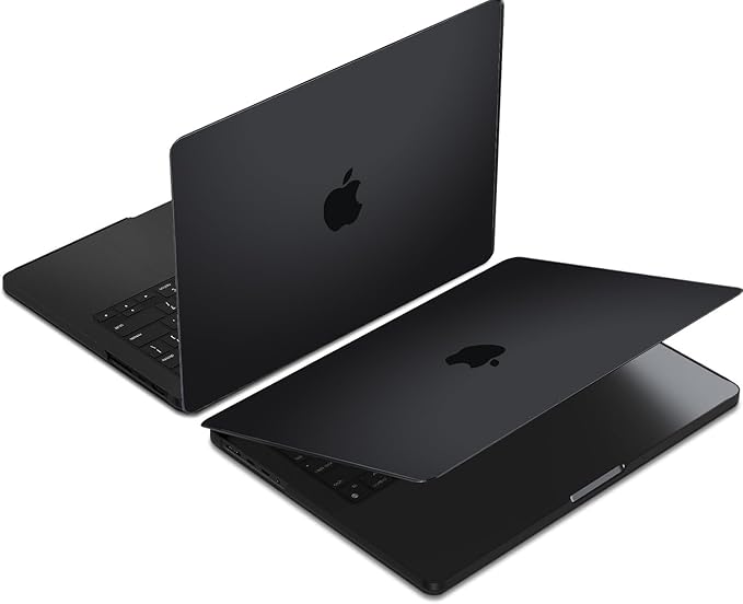 KEROM Space Black Clear Case for MacBook Pro 16 inch 2024-2021 M4 M3 M2 M1 Pro/Max Chip A3403 A3186 A2991 A2780 A2485, Matte Plastic Hard Shell Case & Keyboard Cover, Frosted Space Black