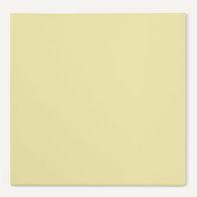 Amazon Basics Square Sticky Notes, Self-Stick Pads, Pack of 18, 3 x 3 inches, Yellow