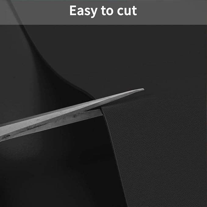 Table Mat - 32x54 Inch Waterproof Easy to Clean Can Conceal Flaws Protector The Table Top from Scratches Used for Dining (Black+Black 32x54)