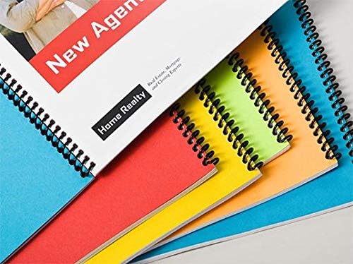 Rayson TD-130 Wire Binding Machine (Square Holes) Punch 12 Sheets/Bind 120 Sheets with Sturdy Metal Construction