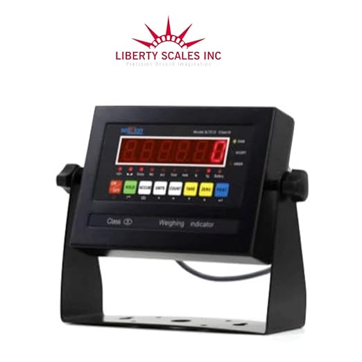 Liberty LS-800-3x3 NTEP Certified (Legal for Trade) Heavy Duty Industrial Floor Scale | 36" x 36" | Capacity of 5000 lbs x 1 lb Red