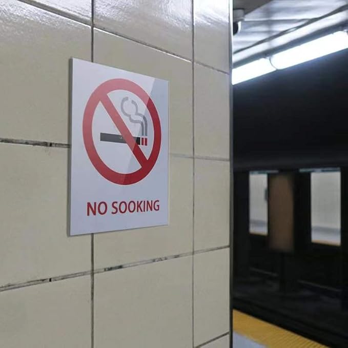 Acrylic Sign Holder 8.5 x 11 Wall Mount, Wall Mount Sign Holders, Clear Acrylic Frame with 3M Tape Adhesive, Plastic Wall Sign Holder for Office, Home, Restaurant-Vertical (6 Pack)