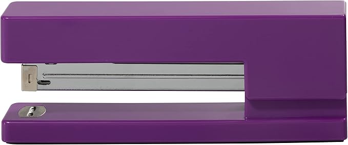 JAM PAPER Modern Desk Stapler - Purple - Sold Individually