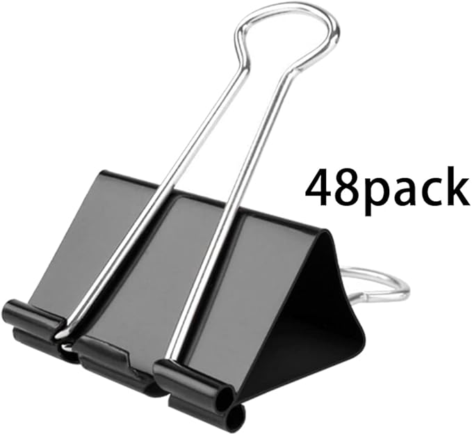 40Pack Extra Large Binder Clips for Office Home 2 inch