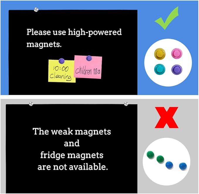 DEVELOP Large Magnetic Black Glass Dry Erase Board, 60 x 36 Inches (150 x 90 cm), Modern Tempered Glass Whiteboard for Wall, Frameless White Board with Marker Tray, 4 Markers, 2 Magnets, 1 Eraser