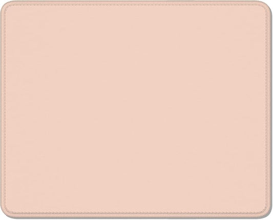 Auhoahsil Mouse Pad, 12 x 10 Inch Square Mousepad, 3mm Thick Rubber Mouse Mat with Pretty Design, Premium-Textured Non-Slip for Gaming Work Office Wireless Mouse Men Women, Orange Pink