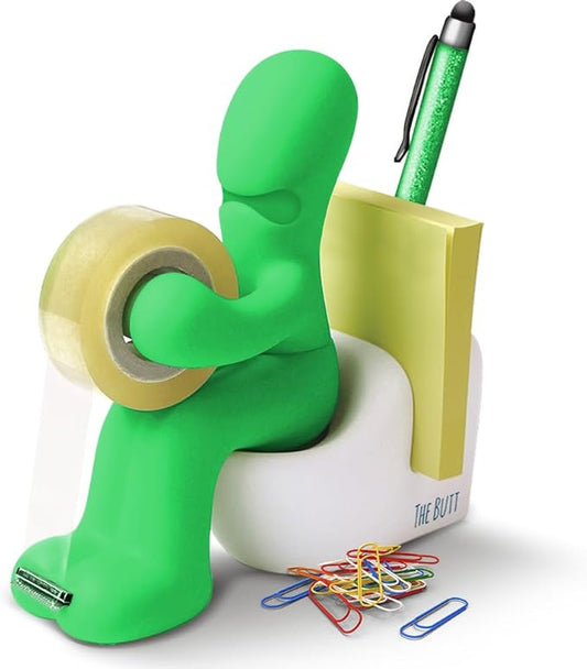 The Butt Tape Dispenser – Funny Gifts for Men – Weird Stuff, Desk Accessories for Men - Novelty, Fun Office Supplies Gag Gifts for Men - Teacher Gifts Boss Gifts for Men - Going Away Gift for Coworker