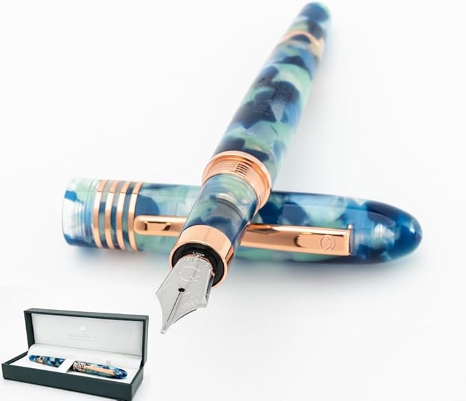 Monteverde Blue Mountain Fountain Pen - F