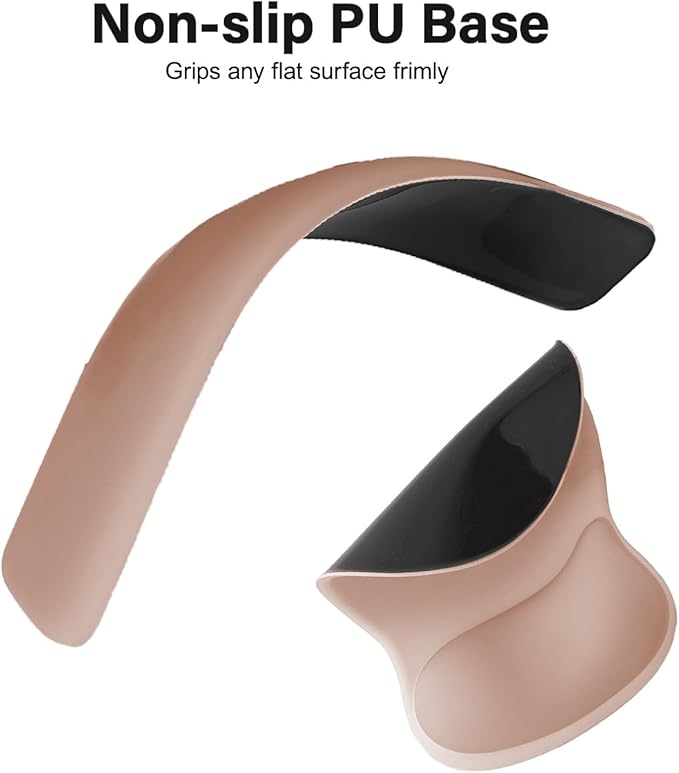 MOSISO Wrist Rest Support for Mouse Pad&Keyboard Set, Ergonomic Mousepad with Concave Curved Memory Foam, Non-Slip Base Pain Relief Comfortable Rectangular Easy Typing Pad for Home/Office, Brown