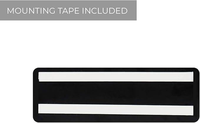 No Smoking Silver Sign/Small Business Restaurant Office School Smoking Prohibited Notice / 3" x 9" Flat Easy Adhesive Door And Wall Mount/Made In The USA