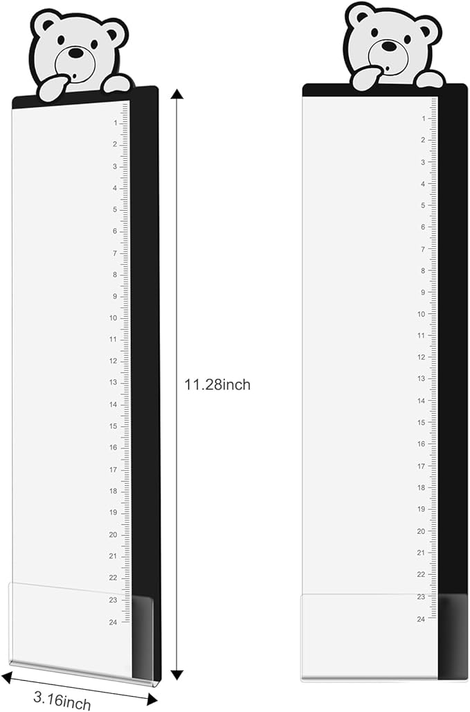 Office Desk Accessories 2pcs Multifunction Computer Monitor Memo Board - Office Supplies for Women Men Computer Sticky Note Holder Home Decor (Bear cub Monitor Memo Board)