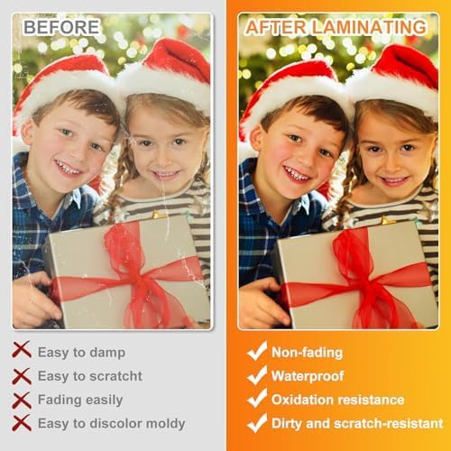 CAREGY 100 Pack Laminating Sheets, Hold 11 x 17 Inch Sheet, 3 Mil Clear Thermal Laminating Pouches 11.5 x 17.5 Inch Lamination Sheet Paper for Laminator, Round Corner