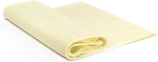 EOVEA | Acrylic Felt Fabric by The Yard - Non-Stiff, Soft Material - 72" Wide - 1.6mm Thick Felt Sheets for DIY Crafts, Sewing, Upholstery, Cushion, Padding(Ivory, 5 Yard)