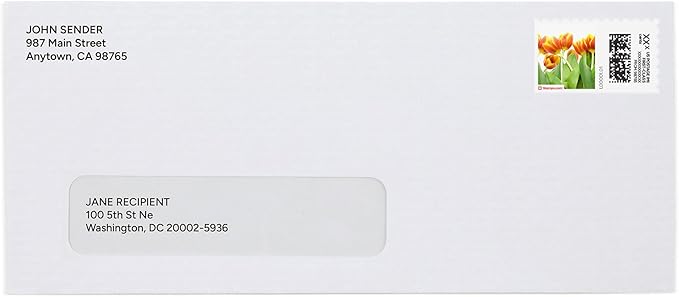 Spring Blossoms NetStamps 120-Pack (5 Sheets) Printable Postage Labels (Stamps.com Subscription Required) - Print Approved Postage - Inkjet & Laser Printers - Business, Personal, Home