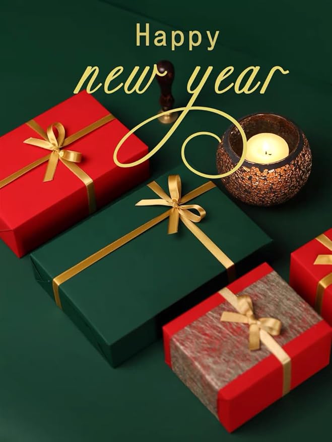 Vanhench 17.8"x1500" (125') Green Wrapping Paper, Kraft Craft Paper Roll for Christmas, Graduation, Floral Bouquet Packing, Gifts Crafts Pack, for Poster Bulletin Board Construction, Moving Supplies