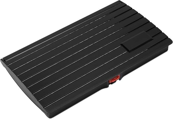 Large Premium Black Ink Stamp Pad - 3" by 6" - Quality Felt Pad - Case with Closing snap