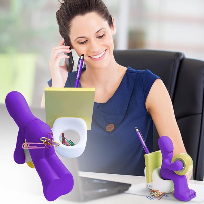 The Butt Tape Dispenser – Funny Gifts for Men – Weird Stuff, Desk Accessories for Men - Novelty, Fun Office Supplies Gag Gifts for Men - Teacher Gifts Boss Gifts for Men - Going Away Gift for Coworker