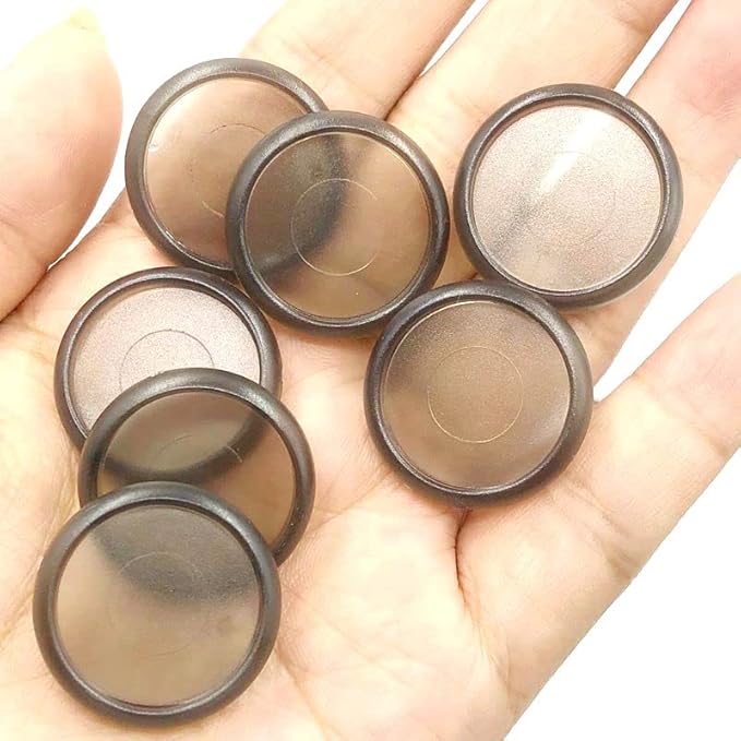 100pcs Discbound Notebook Discs DIY Planner Accessories fits for Tul,Levenger,Arc,Happy Planner,Talia(Smoke Black,1.1inch/28mm)