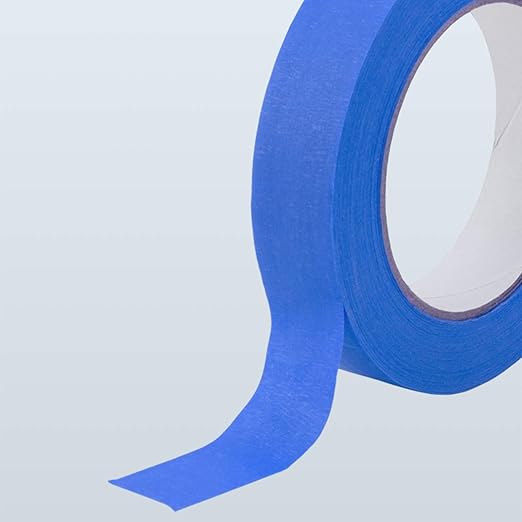 Lichamp 2 Pack Blue Painters Tape 1 inch, Blue Masking Tape 1 inch x 55 Yards x 2 Rolls (110 Total Yards)